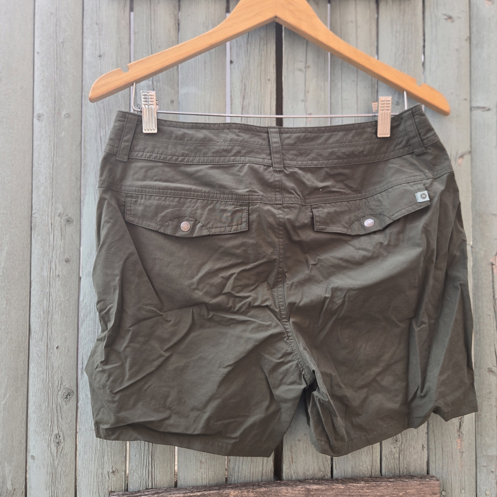 Marmot Women’s Olive Green Cargo Shorts Size 6 - Picture 2 of 3